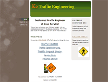 Tablet Screenshot of k2traffic.com